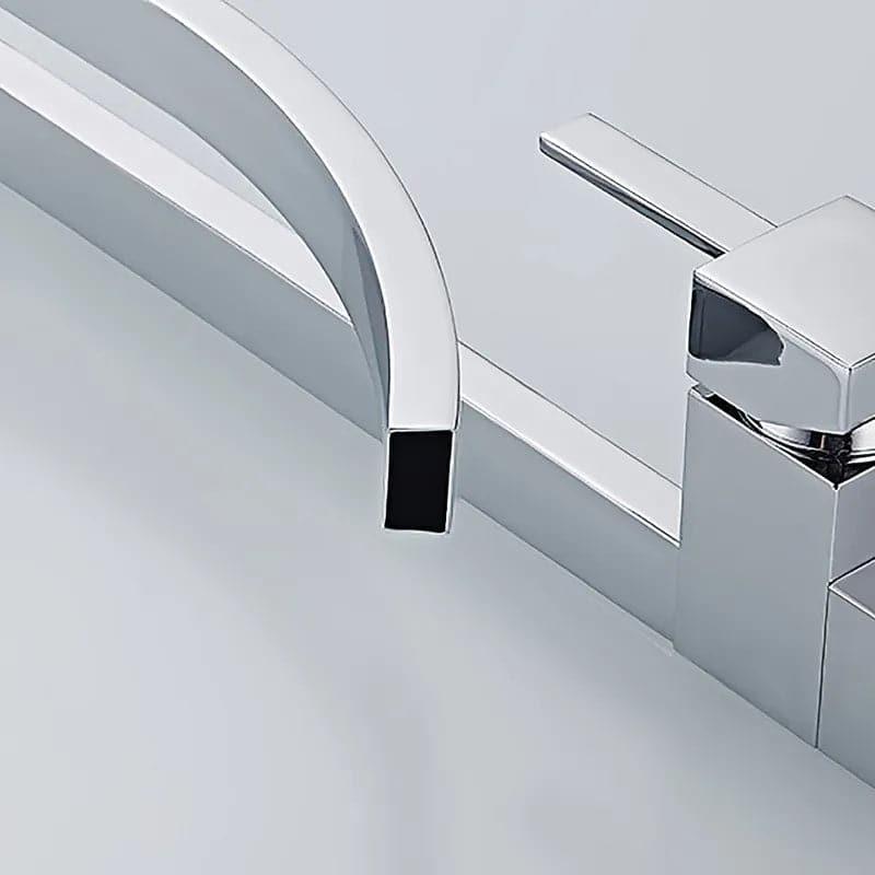 SingleHandleSingleHoleBathroomSinkFaucetwith#Chrome