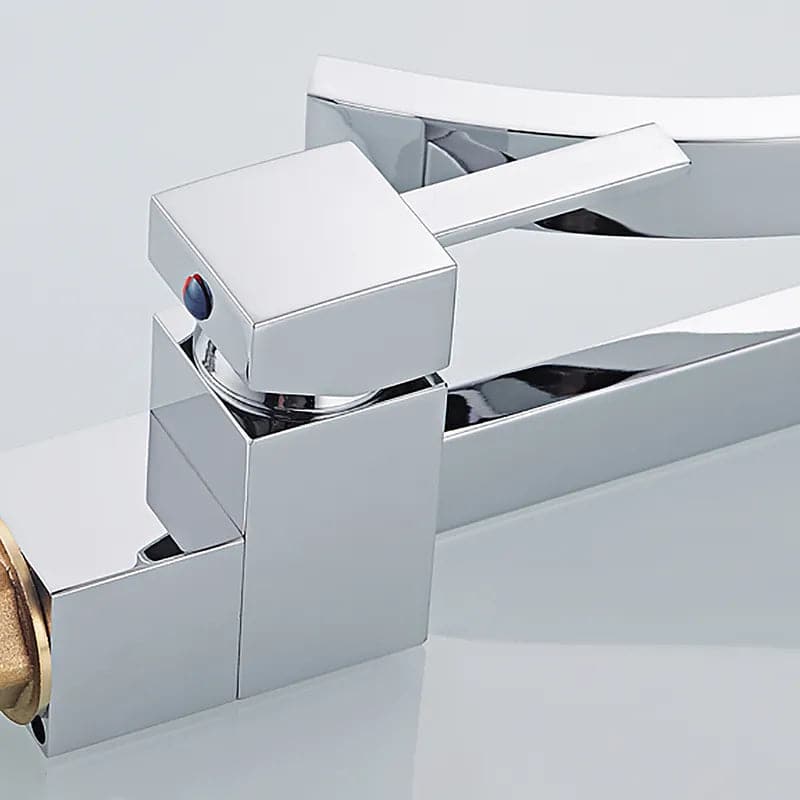 SingleHandleSingleHoleBathroomSinkFaucetwith#Chrome